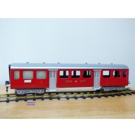 HAG 810 . 3,  Voiture allégée  type C40 (Leichtstahlwagen) 3 Kl.  rouge  SBB  BO