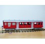HAG 810 . 3,  Voiture allégée  type C40 (Leichtstahlwagen) 3 Kl.  rouge  SBB  BO