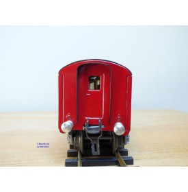 HAG 810 . 3,  Voiture allégée  type C40 (Leichtstahlwagen) 3 Kl.  rouge  SBB  BO