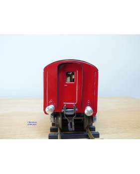 HAG 810 . 3,  Voiture allégée  type C40 (Leichtstahlwagen) 3 Kl.  rouge  SBB  BO