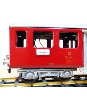 HAG 810 . 3,  Voiture allégée  type C40 (Leichtstahlwagen) 3 Kl.  rouge  SBB  BO