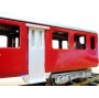 HAG 810 . 3,  Voiture allégée  type C40 (Leichtstahlwagen) 3 Kl.  rouge  SBB  BO