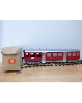 HAG 810 . 3,  Voiture allégée  type C40 (Leichtstahlwagen) 3 Kl.  rouge  SBB  BO