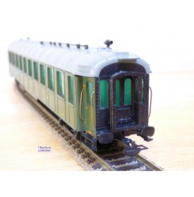 France Trains  256,  voiture  OCEM à rivets 3 Cl. type C10 yfi   MIDI   N°: 12129  BO