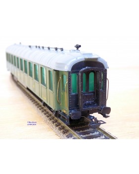 France Trains  256,  voiture  OCEM à rivets 3 Cl. type C10 yfi   MIDI   N°: 12129  BO