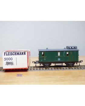 FLEISCHMANN 5000, fourgon  postal  ancien  à  guérite à 2 essieux     DRG   neuf    BO 