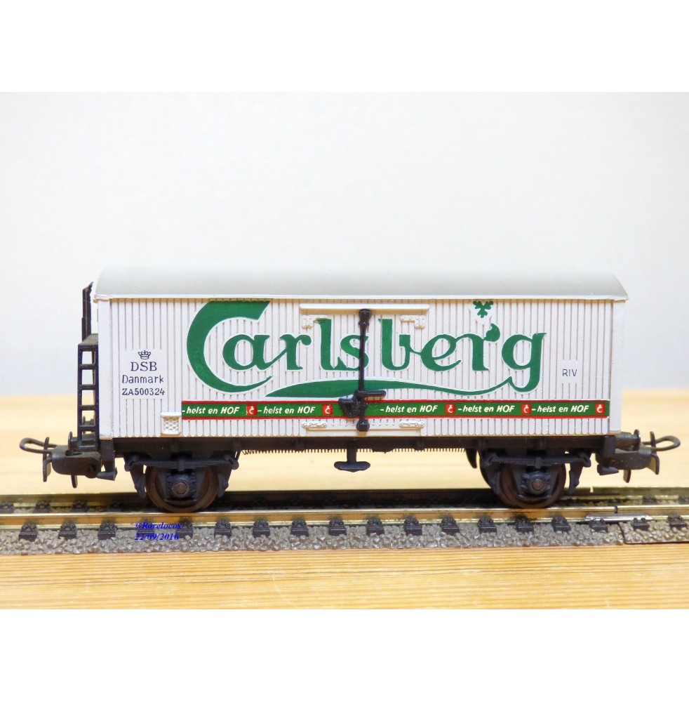 POCHER 320 / 2,  wagon réfrigérant type ZA Carlsberg   DSB   neuf  BO 