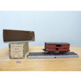 TRIX EXPRESS  20/119, wagon couvert pour transport de volaille  type Altona  DB  BO