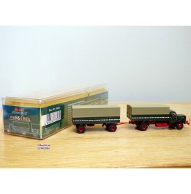 BREKINA 73307, camion et remorque HENSCHEL  HS  140      Neuf  BO  1/87