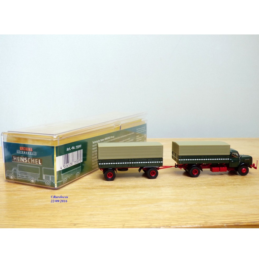 BREKINA 72205 Camion MAN F8 et remorque à 3 essieux SÜDFRÜCHTE- IMPORT Neuf BO 1/87