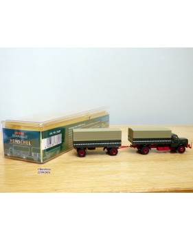 BREKINA 72205 Camion MAN F8 et remorque à 3 essieux SÜDFRÜCHTE- IMPORT Neuf BO 1/87