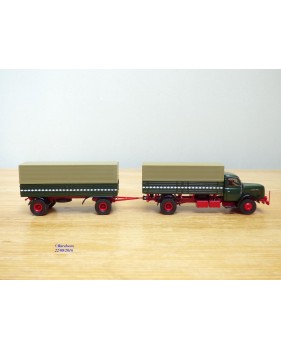 BREKINA 72205 Camion MAN F8 et remorque à 3 essieux SÜDFRÜCHTE- IMPORT Neuf BO 1/87