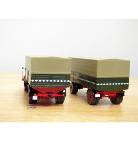 BREKINA 72205 Camion MAN F8 et remorque à 3 essieux SÜDFRÜCHTE- IMPORT Neuf BO 1/87