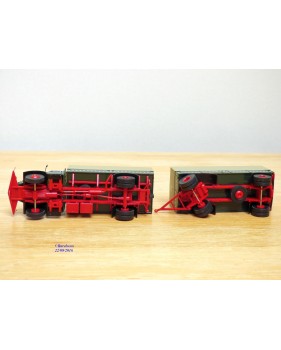 BREKINA 72205 Camion MAN F8 et remorque à 3 essieux SÜDFRÜCHTE- IMPORT Neuf BO 1/87