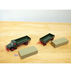 BREKINA 72205 Camion MAN F8 et remorque à 3 essieux SÜDFRÜCHTE- IMPORT Neuf BO 1/87