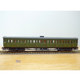 France Trains  214, voiture à portières latérales 1 ère / 2 ème  classe  type Ty  EST   BO 