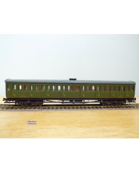 France Trains  214, voiture à portières latérales 1 ère / 2 ème  classe  type Ty  EST   BO 