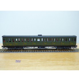 France Trains  204, voiture à portières latérales 1 ère / 2 ème  classe  déclassée type Ty  EST     SNCF   BO 