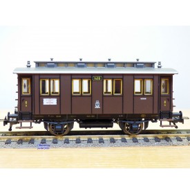 FLEISCHMANN 5821, voiture ancienne  à  2   essieux   3 Kl.  N° 1488  KPEV    BO 