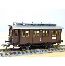 FLEISCHMANN 5821, voiture ancienne  à  2   essieux   3 Kl.  N° 1488  KPEV    BO 