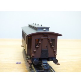 FLEISCHMANN 5821, voiture ancienne  à  2   essieux   3 Kl.  N° 1488  KPEV    BO 