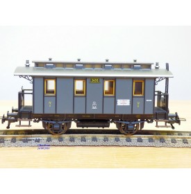 FLEISCHMANN 5823, voiture ancienne  à  2   essieux   4 Kl.  N° 2456   KPEV    BO 