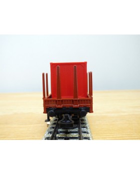 Märklin 00752-03, wagon   plat  à ranchers type Kbs 890  ATEMSCHUTZ     DB   neuf     BO