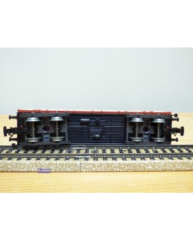 Märklin 4475,  wagon plat bâché  à bogies type Rlmms  MÄRKLIN  DB   BO