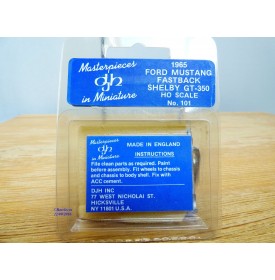 DJH  101, rare kit en métal de la FORD MUSTANG FASTBACK SHELBY GT-350    neuf   BO  HO  1/87 