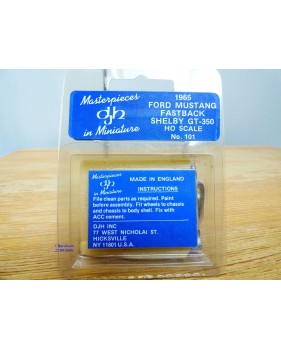 DJH  101, rare kit en métal de la FORD MUSTANG FASTBACK SHELBY GT-350    neuf   BO  HO  1/87 