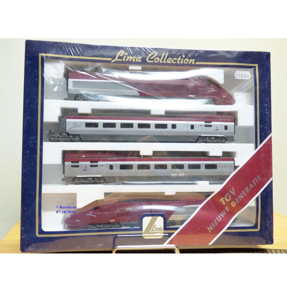 Lima Collection  149704,  rame automotrice TGV THALYS  PBKA  à 4 éléments neuf  BO