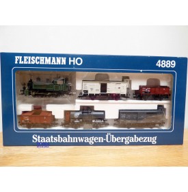FLEISCHMANN  4889 , coffret train mixte marchandises / passagers   KPEV    neuf   BO