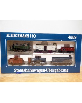 FLEISCHMANN  4889 , coffret train mixte marchandises / passagers   KPEV    neuf   BO