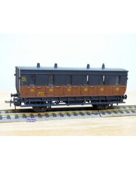 MMM-RG ???, voiture ancienne à 2 essieux de 3ème classe avec compartiment dames seules  type C6  ° 3014  EST 