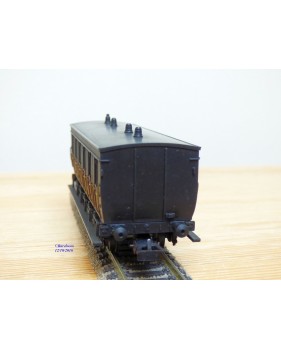 MMM-RG ???, voiture ancienne à 2 essieux de 3ème classe avec compartiment dames seules  type C6  N° 3014  EST 