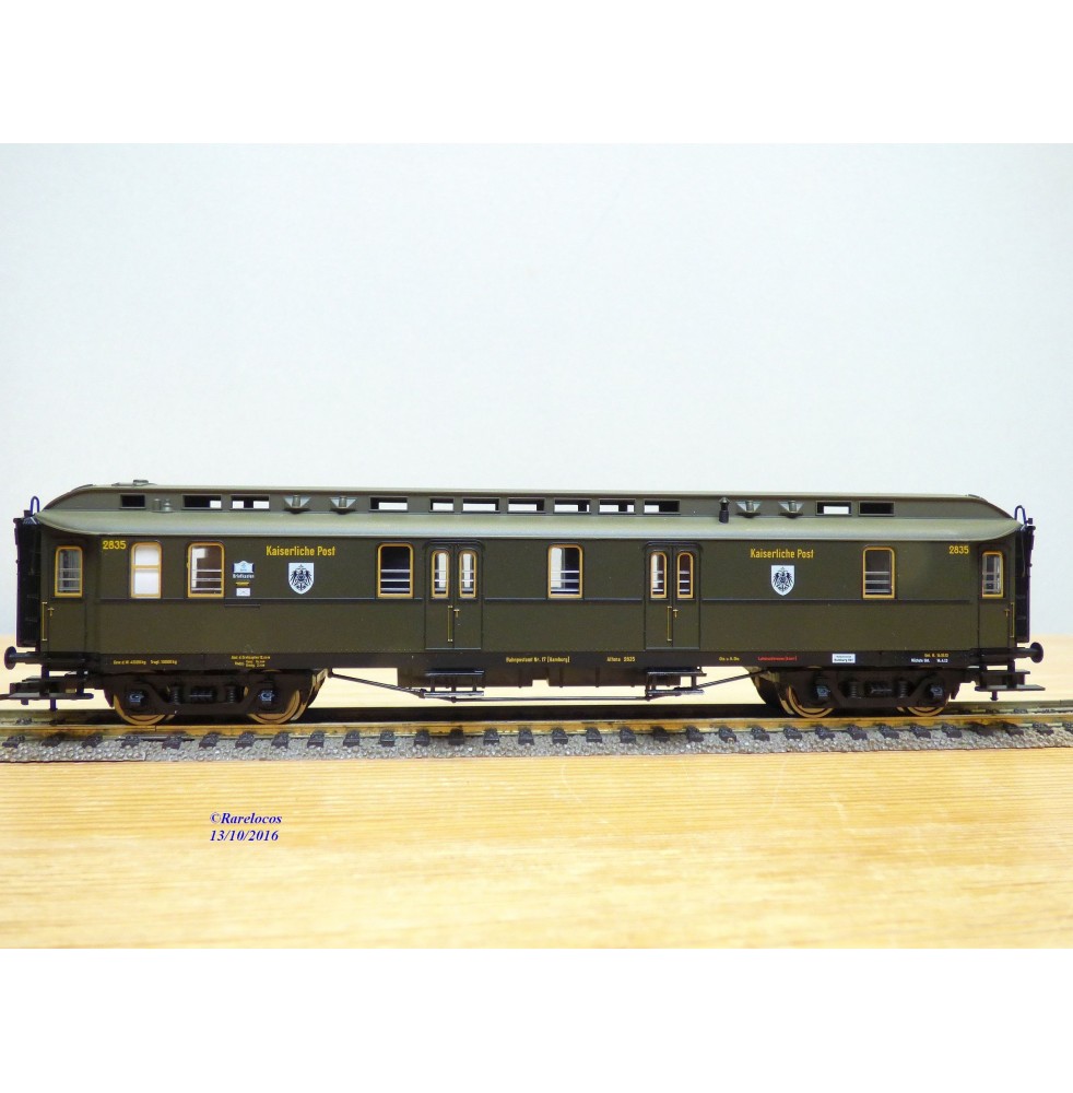 FLEISCHMANN 5884 K,  fourgon postal ancien  N°: 2835   KPEV  neuf   BO