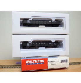 WALTHERS 932 27455, coffret de 2 wagons tombereau ( Gondola )   Nickel Plate Road ( NKP )   Neuf   BO