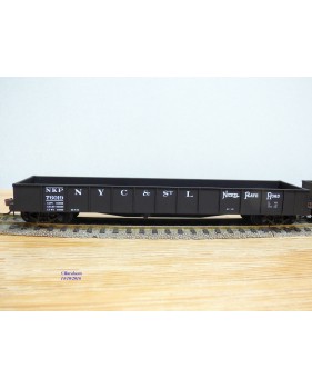 WALTHERS 932 27455, coffret de 2 wagons tombereau ( Gondola )   Nickel Plate Road ( NKP )   Neuf   BO