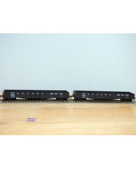 WALTHERS 932 27455, coffret de 2 wagons tombereau ( Gondola )   Nickel Plate Road ( NKP )   Neuf   BO