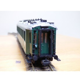 LILIPUT  847 01,  voiture ancienne  à bogies  3 Kl.  type  CCü     BADEN      neuf   BO