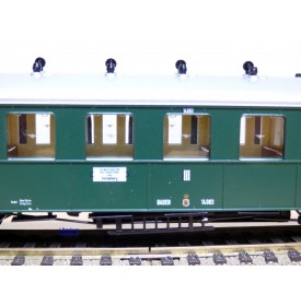 LILIPUT  847 01,  voiture ancienne  à bogies  3 Kl.  type  CCü     BADEN      neuf   BO