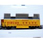 ROCO 44009 / PREISER 30726 , set 4 wagons couverts  cirque KRONE   DB  Neuf BO