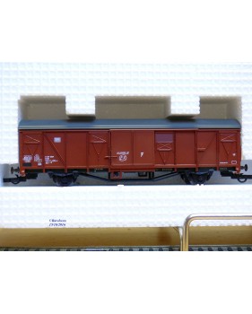 ROCO 44009 / PREISER 30726 , set 4 wagons couverts  cirque KRONE   DB  Neuf BO