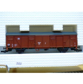 ROCO 44009 / PREISER 30726 , set 4 wagons couverts  cirque KRONE   DB  Neuf BO