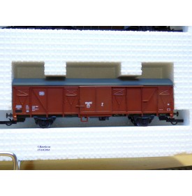 ROCO 44009 / PREISER 30726 , set 4 wagons couverts  cirque KRONE   DB  Neuf BO
