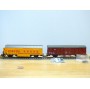 ROCO 44009 / PREISER 30726 , set 4 wagons couverts  cirque KRONE   DB  Neuf BO