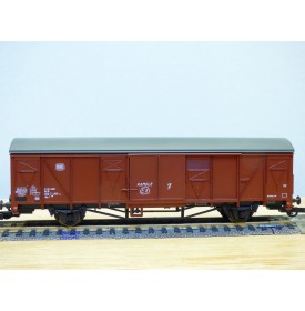 ROCO 44009 / PREISER 30726 , set 4 wagons couverts  cirque KRONE   DB  Neuf BO