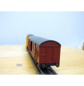 ROCO 44009 / PREISER 30726 , set 4 wagons couverts  cirque KRONE   DB  Neuf BO