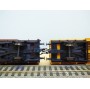 ROCO 44009 / PREISER 30726 , set 4 wagons couverts  cirque KRONE   DB  Neuf BO