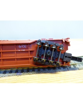 FLEISCHMANN  5276,  wagon surbaissé type Saadkms.690 Rollende Landstrasse et camion MERCEDES    DB   BO 